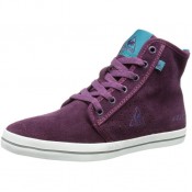 Le Coq Sportif Voya Mid Violet - Chaussures Basket Montante Femme Bonnes Affaires